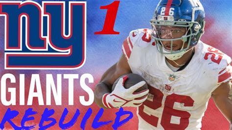 New York Giants Rebuild Madden Franchise Mode Youtube