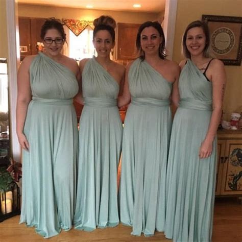 Sage Green Bridesmaid Dress Infinity Dress Convertible Etsy