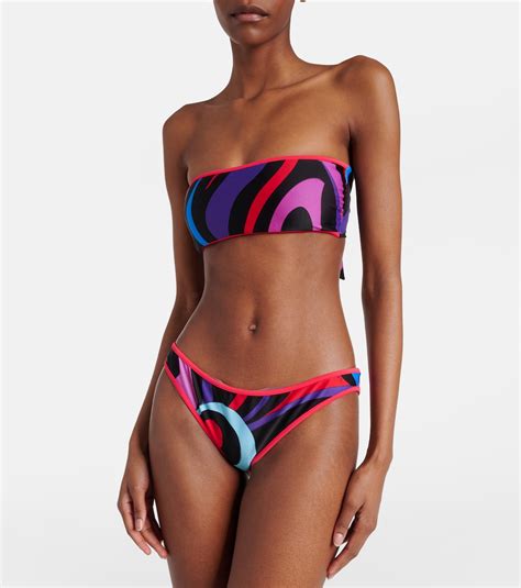 Marmo Low Rise Bikini Bottoms In Multicoloured Pucci Mytheresa