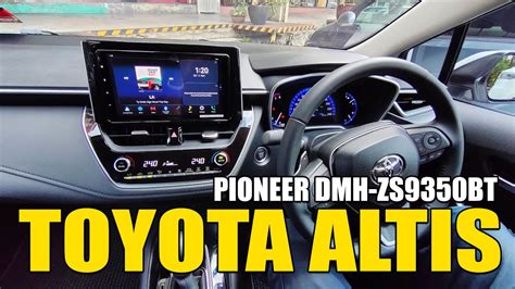 Toyota Corolla Altis Pioneer Dmh Zs Bt Factory Surround