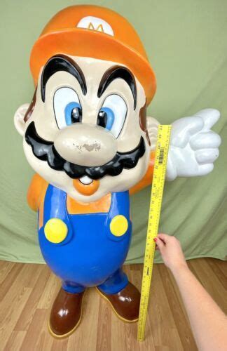 RARE Super Mario Statue 4ft Tall Life Size Nintendo Figure Vintage ...