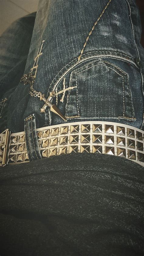 Studded Belt Studded Leather Leather Belt Swaggy Outfits Cool