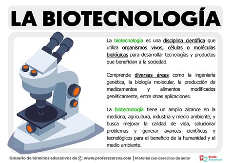 Qu Es La Biotecnolog A