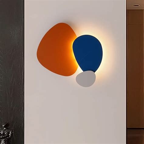 Modern Colorful Personality Art LED Wall Light - Vibrant Illumination ...