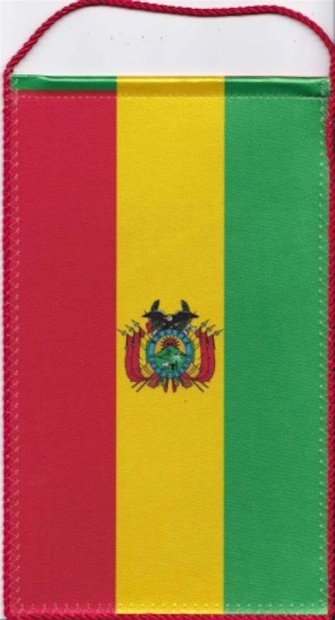 Bolivien Mit Wappen Tischbanner