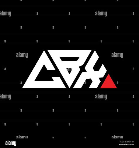 Cbx Triangle Letter Logo Design With Triangle Shape Cbx Triangle Logo