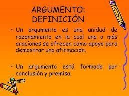 definicion de argumento significado de argumento definicioncommx