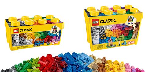 Build your own custom creations w/ LEGO's Creative Boxes: Medium $28 ...