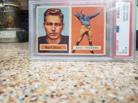 Bart Starr 1957 Topps RC 119 PSA 3 EBay