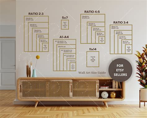 Wall Art Size Guide Standard Frame Sizes Guide Living Room Frame