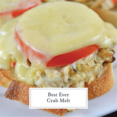 Crab Melt Recipe - The Best Open Faced Sandwich Recipe