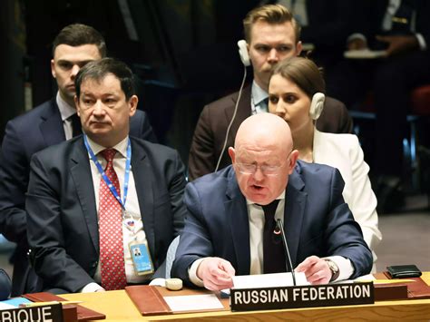 Tense Moment As Russias Un Ambassador Interrupted A Minute Of Silence