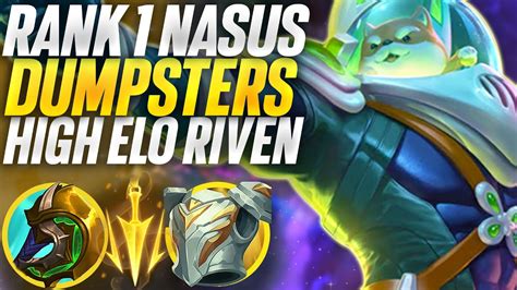 High Elo Riven Meets Rank Nasus Regrets Queuing Up Carnarius