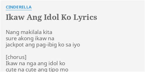 Ikaw Na Nga Lyrics English