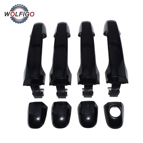 WOLFIGO Front Rear Left Right Exterior Door Handles For 2007 2012