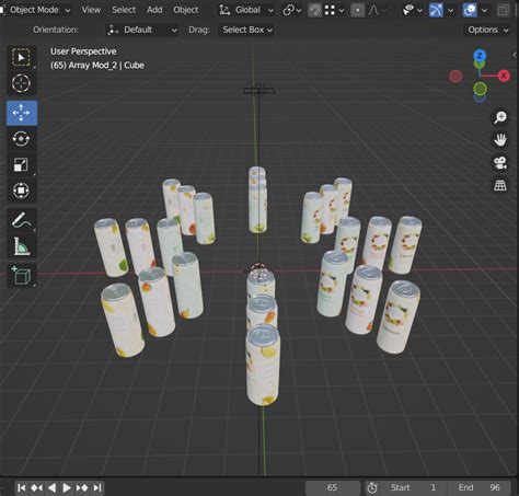 Geometry Nodes Geonode Setup To Create A Multi Object Radial Array