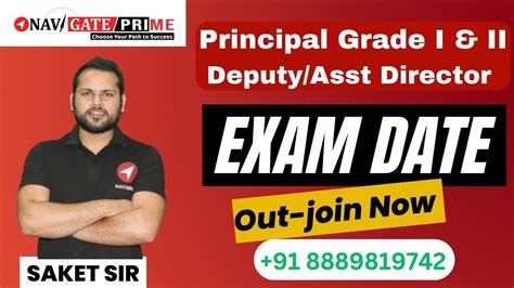 Exam Date Out Mppsc Principal Grade I Ii Director Deputy Director