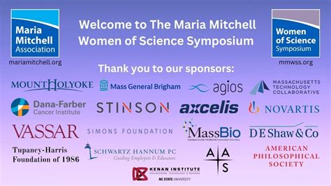 Maria Mitchell Women Of Science Symposium 2022 Day 1 Youtube