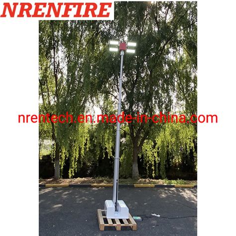 Remote Control Turn Tilt Unit Pneumatic Mast Light Tower M China