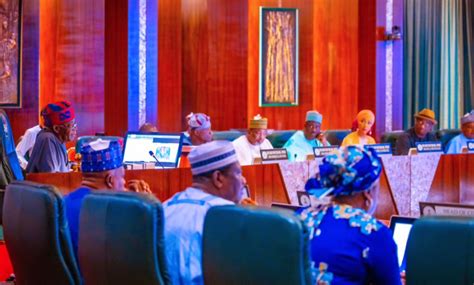 Photo News Tinubu Presides Over Inaugural Fec Meeting Western Post