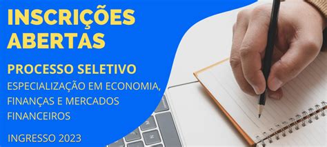 Especializa O Em Economia Finan As E Mercados Financeiros Abre