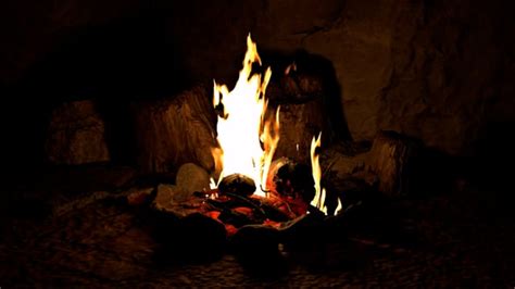 Fire Campfire Flames Free Stock Video Pixabay