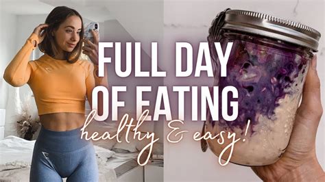 WHAT I EAT IN A DAY Kalorien Gesund Realistisch Annrahel