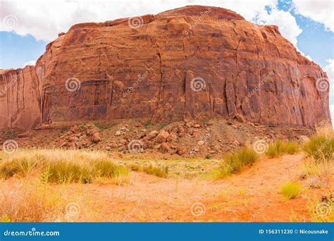 Monument Valley on the Border between Arizona and Utah Stock Photo ...