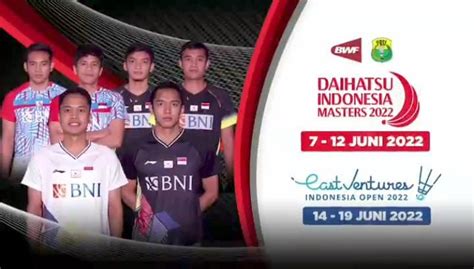 Indonesia Masters 2022 Tayang Di TV Mana Dan Jam Berapa Ini Jadwal