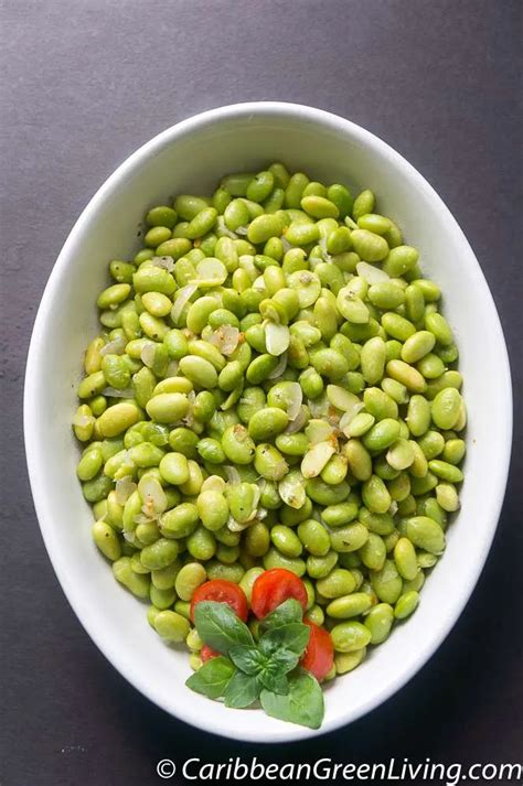 Spicy Shelled Edamame Beans A Quick And Easy Snack Caribbean Green Living