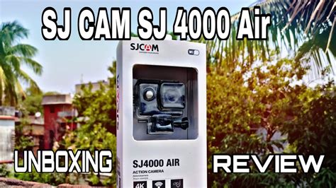 SJcam SJ4000 AIR 4k Action Camera Unboxing Review Best Budget