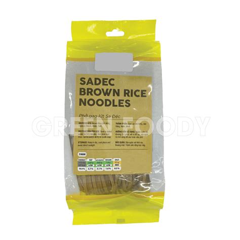 Sa Giang Dried Brown Rice Vermicelli 400g A0124 Green Foody