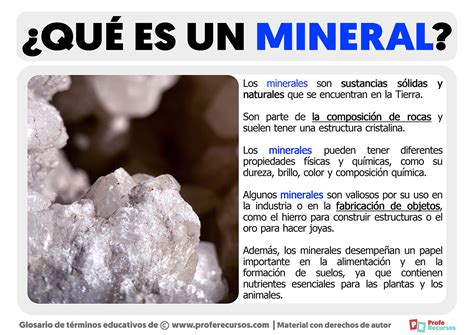 O Que Significa Mineral