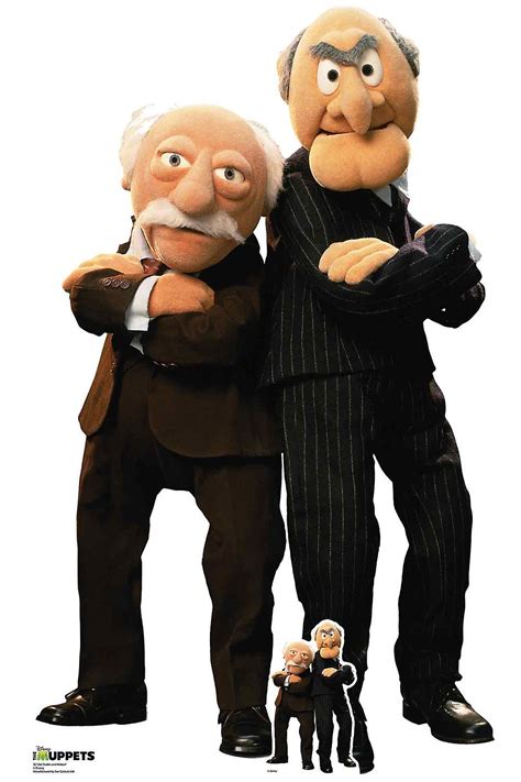 Statler and Waldorf from The Muppets Official Lifesize Cardboard Cutout ...