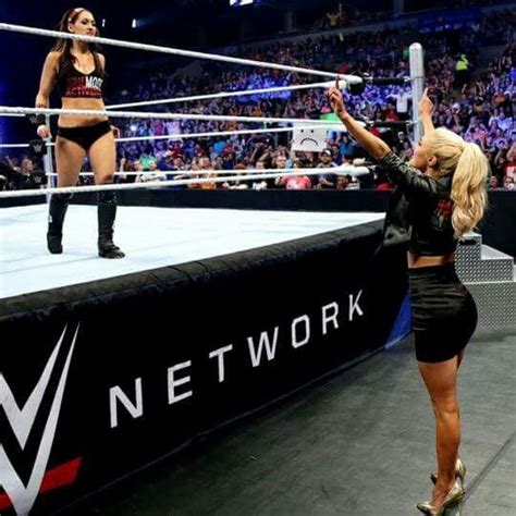 Lana Mocking Brie Bella By Doing Yes Chant Wwe Tna Brie Bella Wrestling