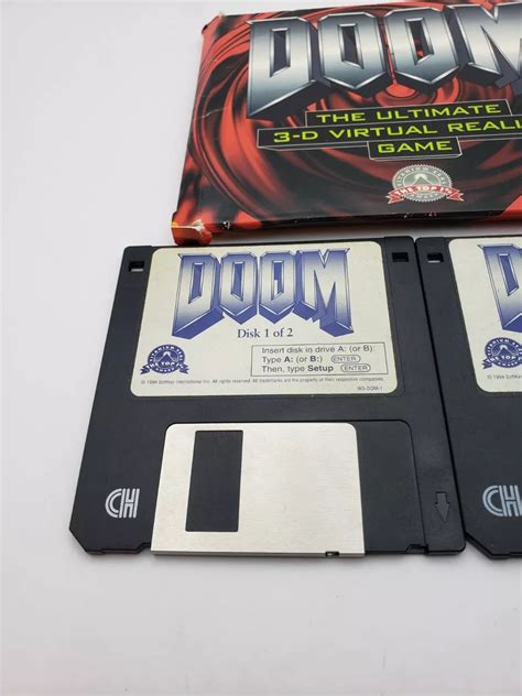 The Ultimate Doom Vintage Floppy Discs Nanantopo