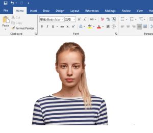 How To Make A X Picture In Word