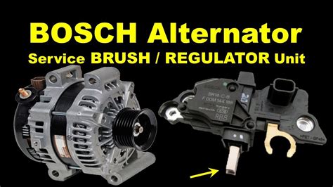 Bosch Alternator Regulator Replacement Alternator Brush Change Youtube