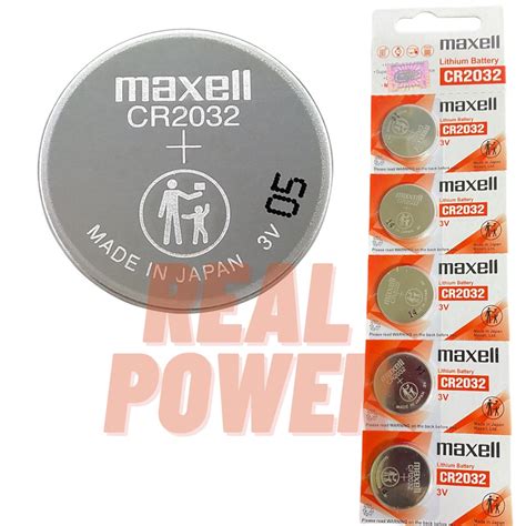 Pin Maxell Lithium CR2032 CR 2032 3volt Chính hãng Sản Xuất Nhật