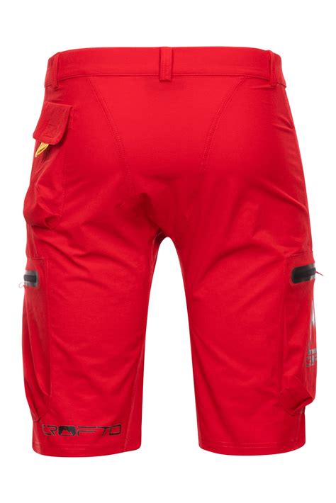 Crofto Mtb 4 Way Stretch Riding Shorts Red Crofto Mtb Gear