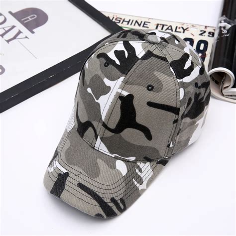 2018 New Mens Army Camo Cap Baseball Casquette Camouflage Hats For Men