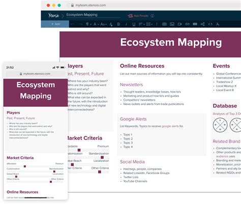 How To Do Ecosystem Mapping With Template And Examples