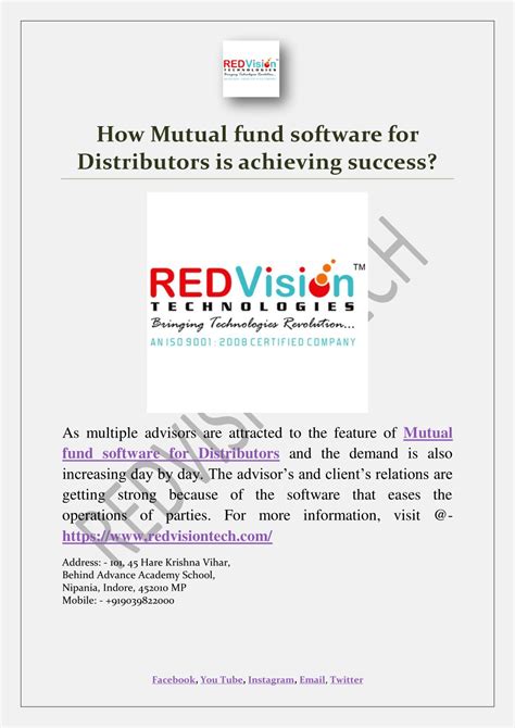 Ppt How Mutual Fund Software For Distributors Is Achieving Success