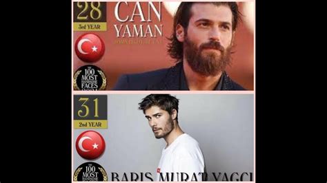 Can Yaman y Barış Murat Yağcı se incluyeron en la lista de las 100