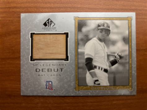 2001 SP Legendary Cuts Legendary Debut Bats B AT Alan Trammell MEM