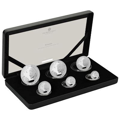 Großbritannien 3 85 GBP Britannia 6 Coin Set 2024 Silber PP