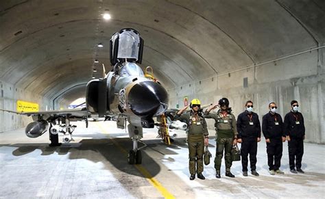 Iran Unveils Underground Air Force Base Codenamed Eagle 44