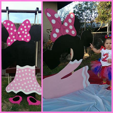 Minnie 1 2 Wood Cutout Wood Creations Wood Cutouts Party Rentals