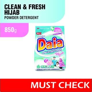 Daia Hijab Powder Detergent Clean Fresh Hijab G Shopee Malaysia