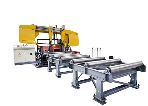 CNC Band Sawing Machine For Cutting H Beam Used In Steel Structure Industry